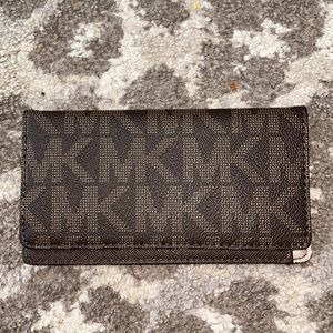MK check book holder